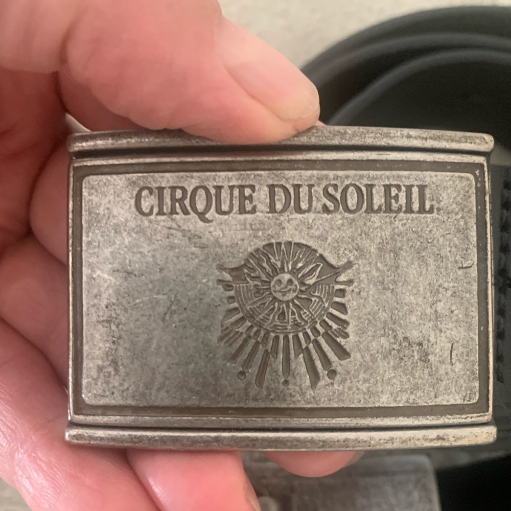 Leather belts Cirque du Soleil